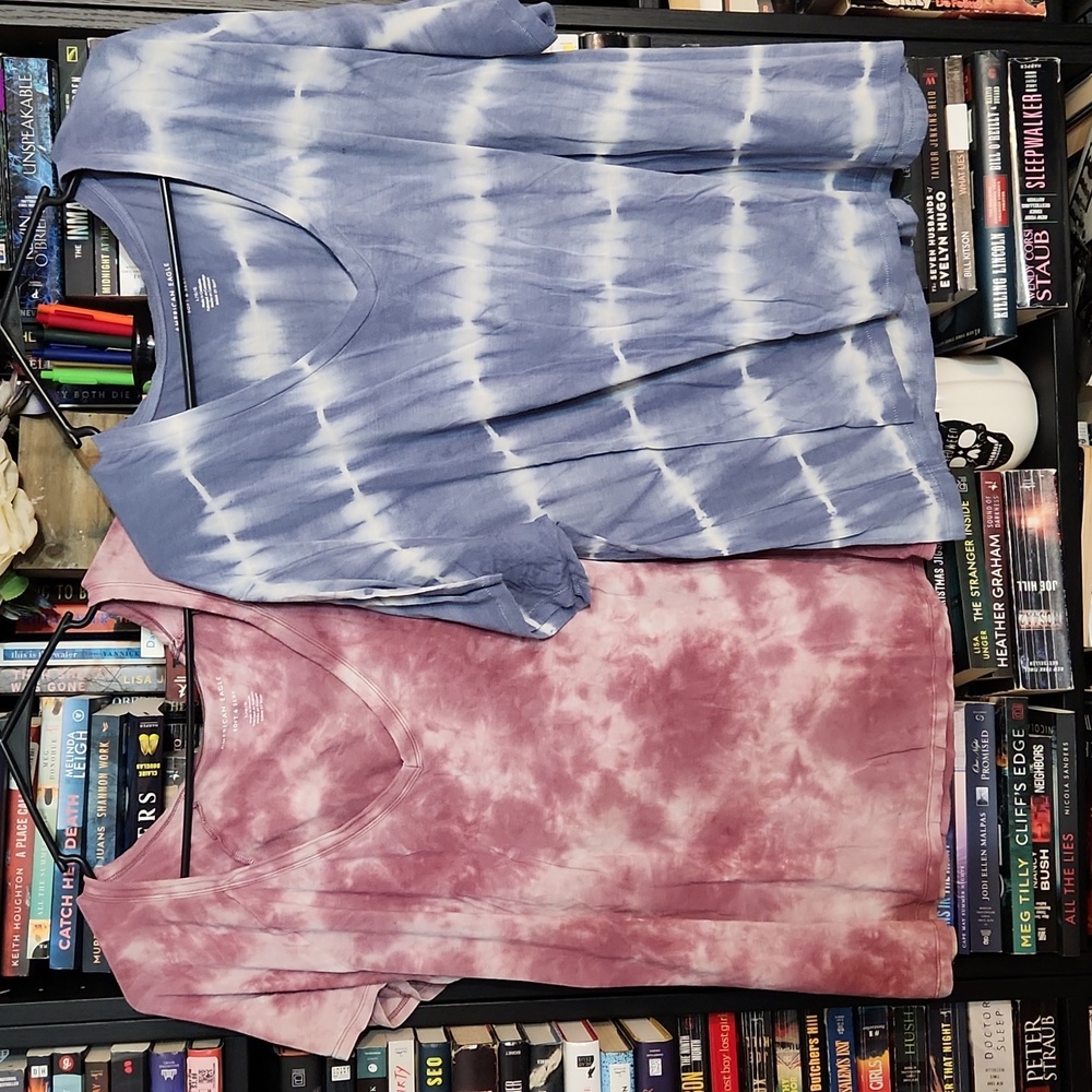 BUNDLE American Eagle [2] American EAGLE Soft & Sexy T Sz L EUC